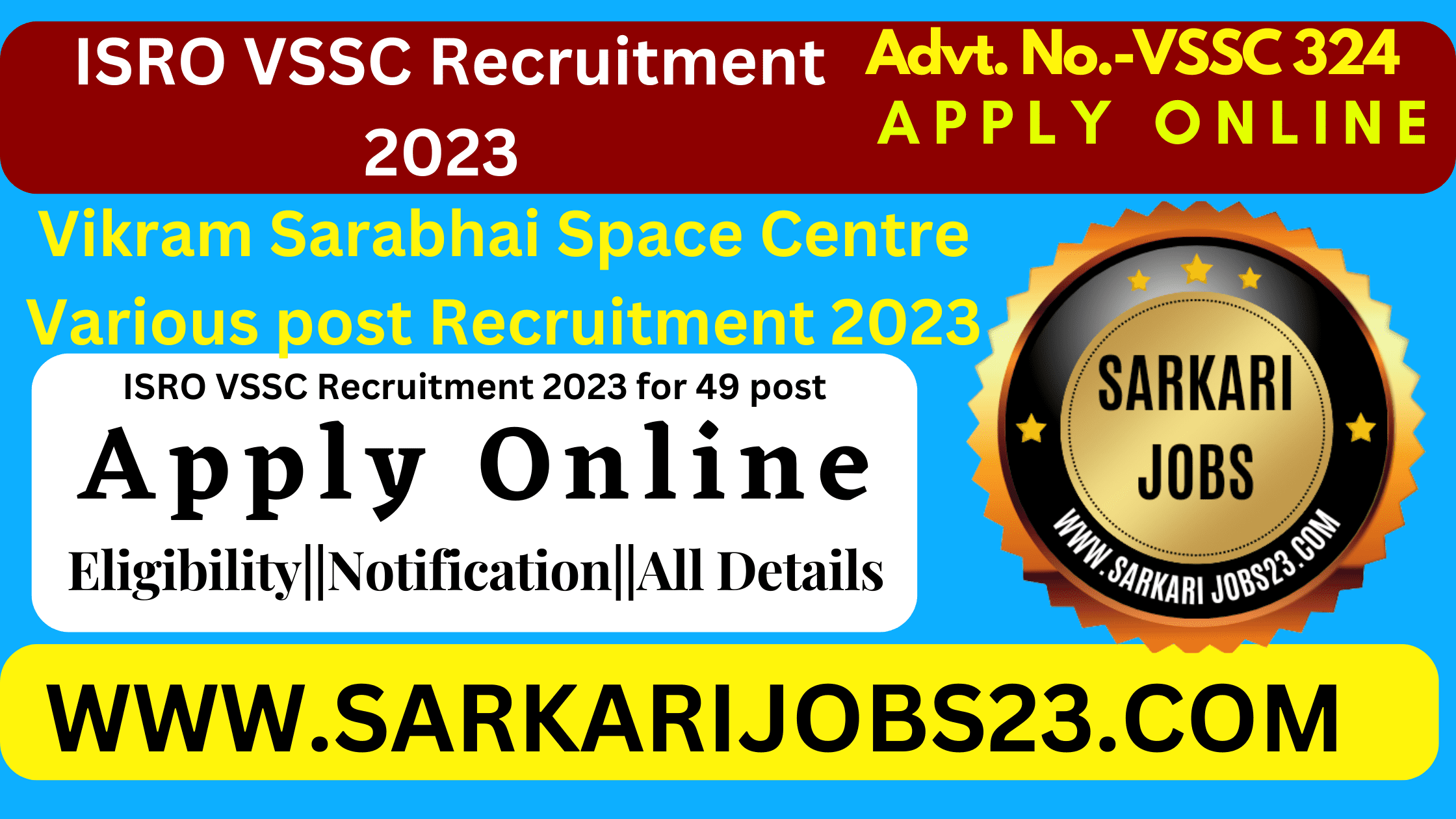 ISRO Recruitment 2023