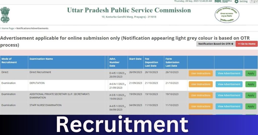 UPPSC Ayush (Homoeopathy) recruitment 2023